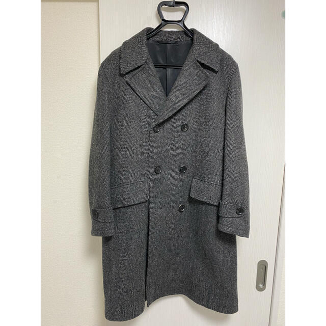 WACKO MARIA DOUBLE BREASTED COAT S グレーメンズ