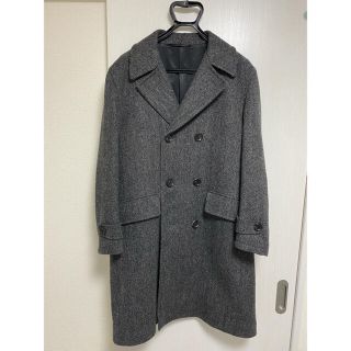 ワコマリア(WACKO MARIA)のWACKO MARIA DOUBLE BREASTED COAT S グレー(チェスターコート)