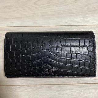 サンローラン(Saint Laurent)のサンローラン クロコ型押し 長財布(長財布)