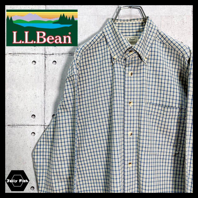 L.L.Bean(エルエルビーン)の【US古着】L.L.Bean/エルエルビーン 長袖 チェックシャツ レアカラー メンズのトップス(シャツ)の商品写真