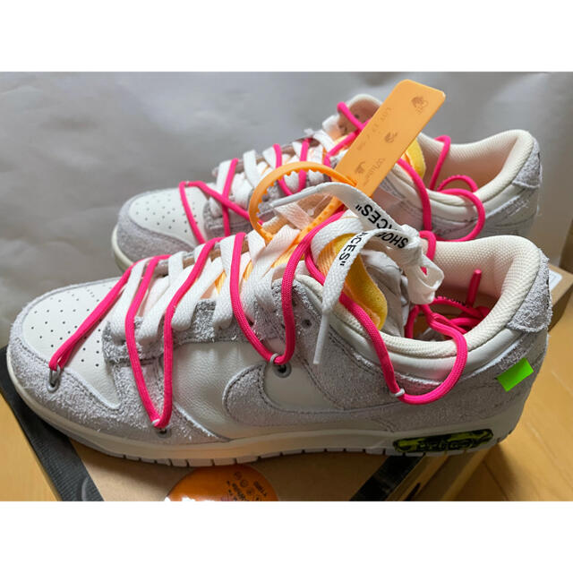 メンズNIKE OFF WHITE DUNK LOW 17/50 27.5cm