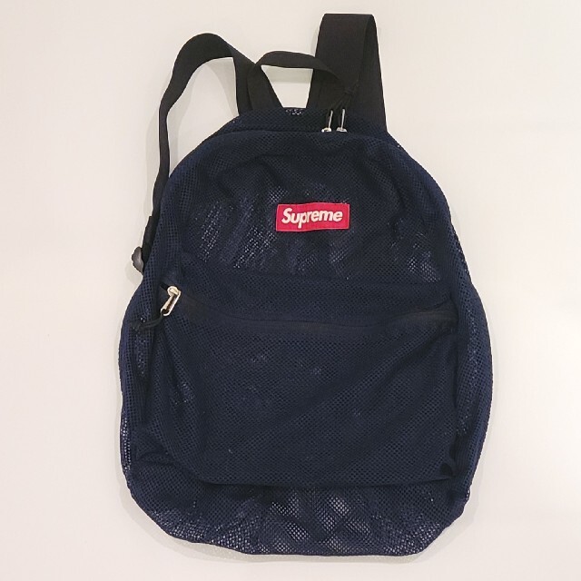 シュプリーム メッシュ リュック ネイビー 【国内正規品】 正規品シュプリームメッシュリュック