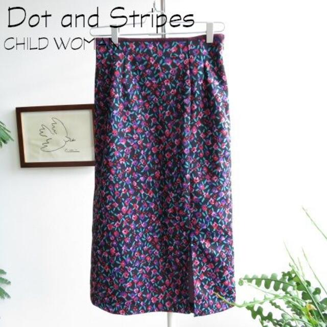 Dot&Stripes CHILDWOMAN(ドットアンドストライプスチャイルドウーマン)の新品 Dot and Storipes CHILD WOMAN スカート レディースのスカート(ひざ丈スカート)の商品写真