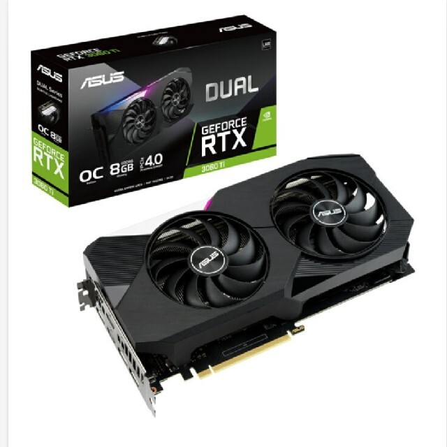 ASUS DUAL-RTX3060TI-O8G-V2PCパーツ