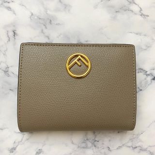 フェンディ(FENDI)のFENDI 二つ折り財布 ブラウン ベージュ(財布)