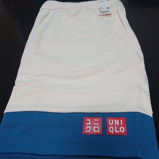 ユニクロ(UNIQLO)のユニクロ NKドライショートパンツ 21FRA 錦織圭さんモデル[XL]白色完売(ショートパンツ)