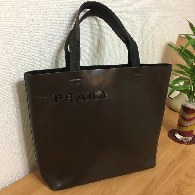 PRADA - PRADA プラダ レザー トートバッグの通販 by あさちゃん's shop｜プラダならラクマ