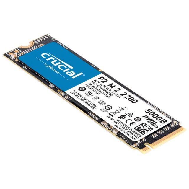 新品 crucial M.2 SSD 500GB P2 1
