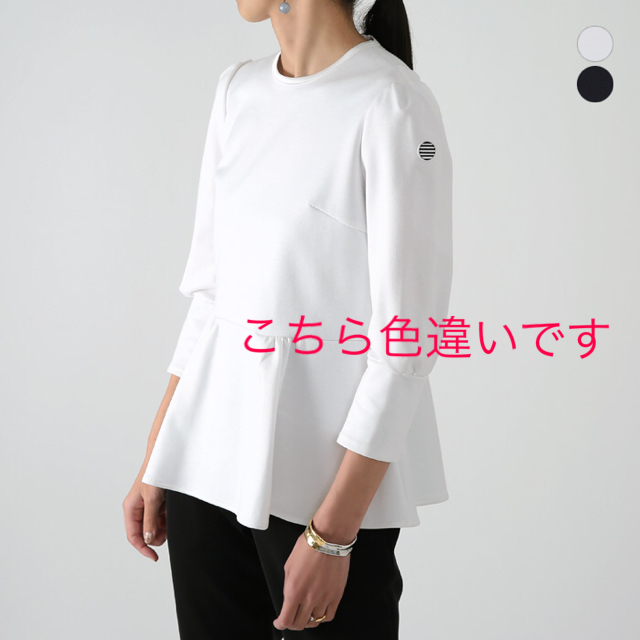 BORDERS at BALCONY SWEAT PEPLUM TOP レディースのトップス(カットソー(長袖/七分))の商品写真