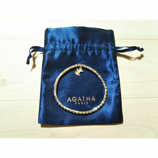 AGATHA(アガタ)のAGATHA PARIS アガタ　ラインストーンブレスレット　テリア レディースのアクセサリー(ブレスレット/バングル)の商品写真