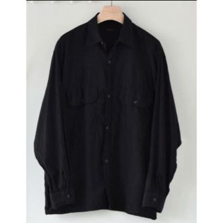 コモリ(COMOLI)のCOMOLI 21SS ベタシャンCPOシャツ BLACK 2(シャツ)