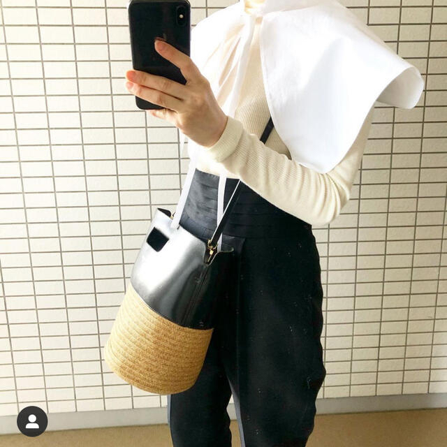 LUDLOW(ラドロー)のballonnemanimaris Flap handle basket レディースのバッグ(かごバッグ/ストローバッグ)の商品写真