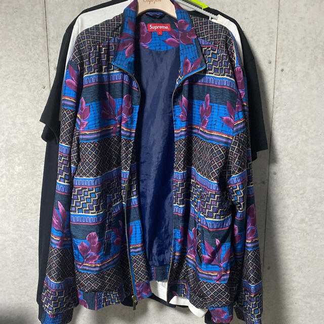 Supreme silk bomber jacket blue 15aw | フリマアプリ ラクマ