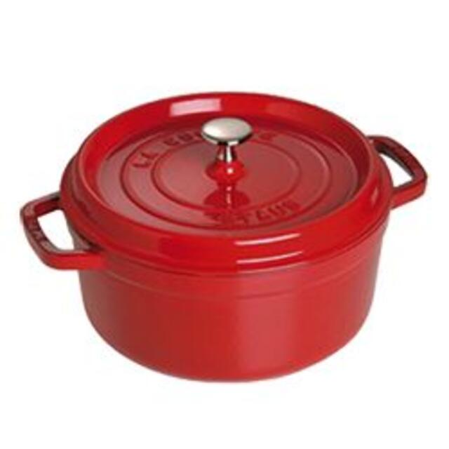 ストウブ（STAUB） ピコ・ココット ラウンド 14cm チェリー 愛用 4370