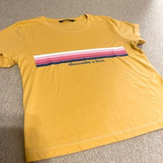 アバクロンビーアンドフィッチ(Abercrombie&Fitch)のアバクロンビー&フィッチ Tシャツ S イエロー 未使用 タグなし(Tシャツ(半袖/袖なし))