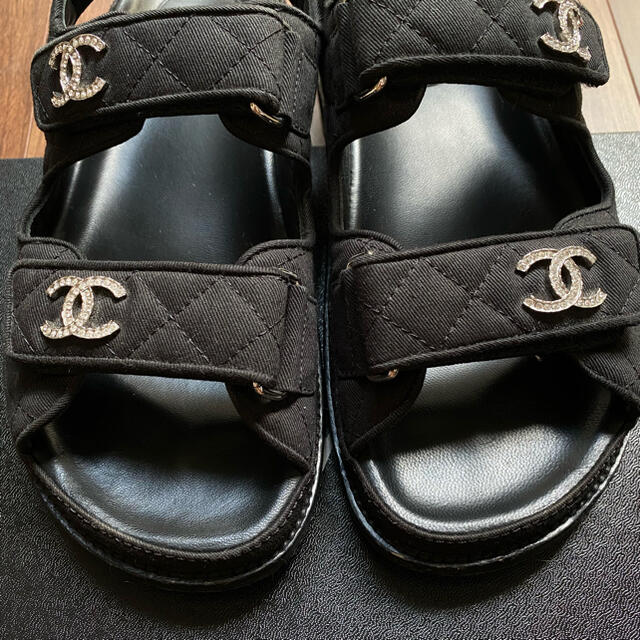 爆買い! - CHANEL CHANEL 36C 幻名品 スポーツサンダル サンダル