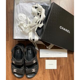 シャネル(CHANEL)のCHANEL 幻名品　スポーツサンダル 36C(サンダル)