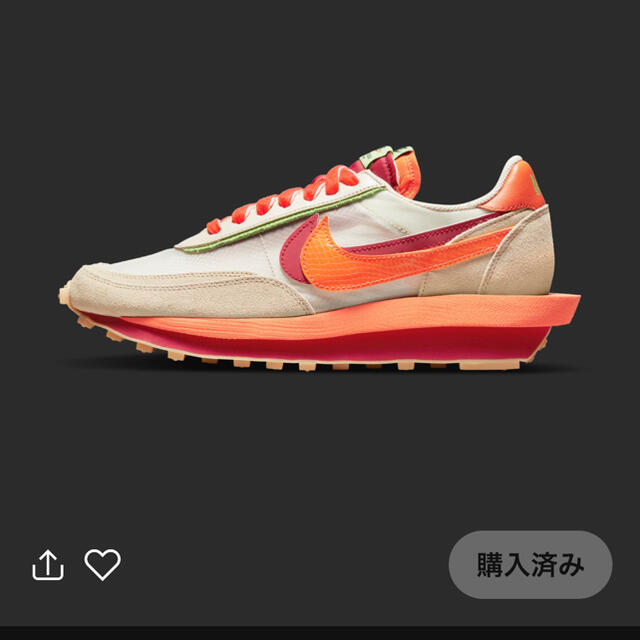 NIKE(ナイキ)のナイキ　LDワッフル　sacai clot メンズの靴/シューズ(スニーカー)の商品写真