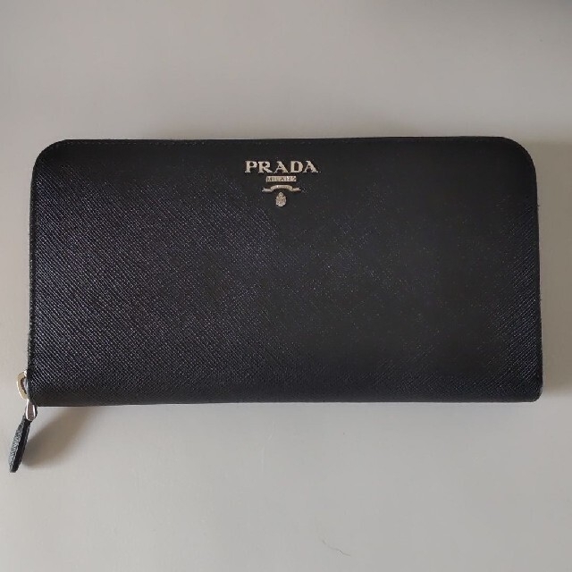 PRADA プラダ ラウンドファスナー長財布 NERO/MUGHETTO | nort.swiss