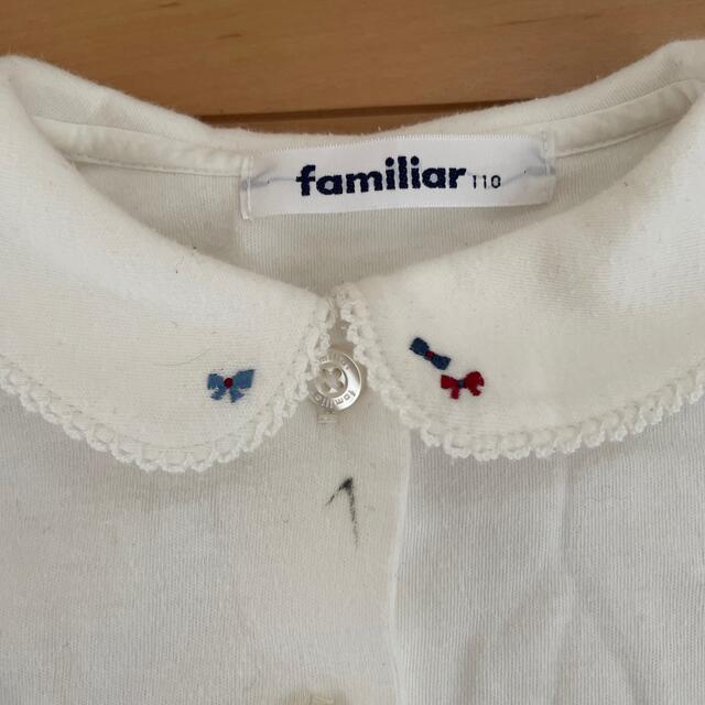 familiar(ファミリア)のfamiliar ブラウス110 女の子 キッズ/ベビー/マタニティのキッズ服女の子用(90cm~)(ブラウス)の商品写真