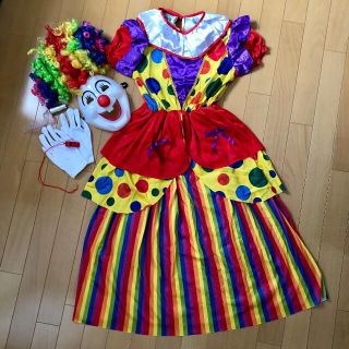 🤡ピエロドレス＋未使用の小道具🤡 ハロウィン(衣装一式)