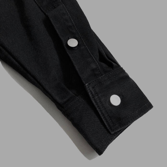21SS 新品 RAF SIMONS デニムシャツ ジャケット ブラック M 21SS 新品 RAF SIMONS デニムシャツ ジャケット ブラック M