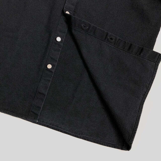 21SS 新品 RAF SIMONS デニムシャツ ジャケット ブラック M 21SS 新品 RAF SIMONS デニムシャツ ジャケット ブラック M