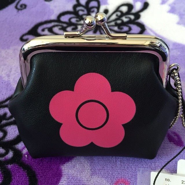 MARY QUANT - レア☆マリクワ デイジーデザイン がま口 ミニポーチ ...