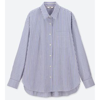 ユニクロ(UNIQLO)のUNIQLO ストライプシャツ ユニクロ(シャツ/ブラウス(長袖/七分))