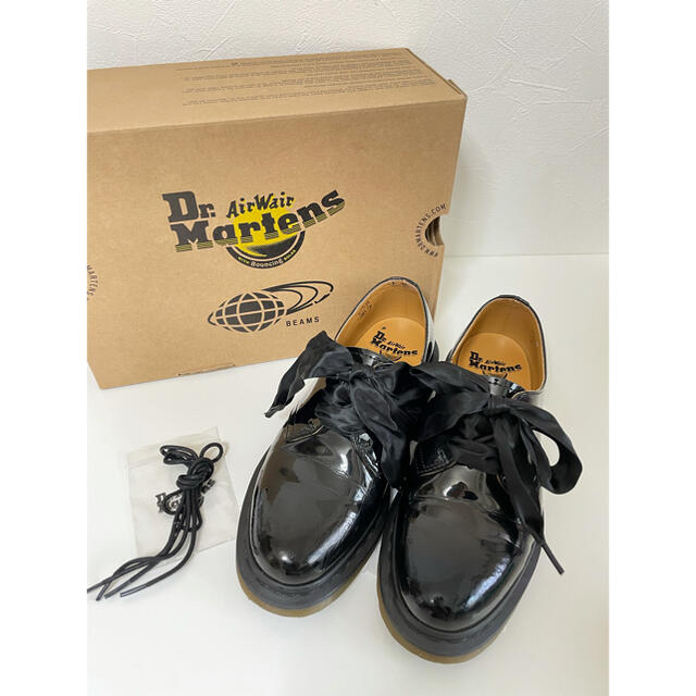 ★値下げ中★Dr.Martens×Ray BEAMS パテント3eyeリボンローファー/革靴