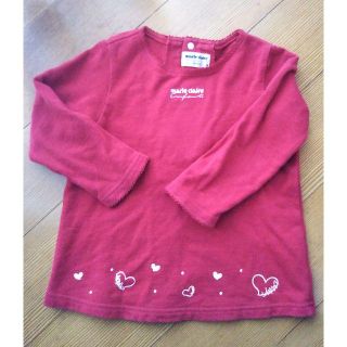 マリクレール(Marie Claire)のmarie　claire　マリクレール　カットソー　赤　90(Tシャツ/カットソー)