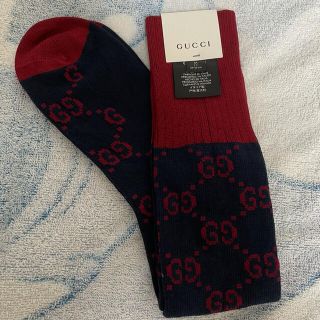 グッチ(Gucci)の【新品】GUCCI コットンブレンドソックス 靴下(ソックス)