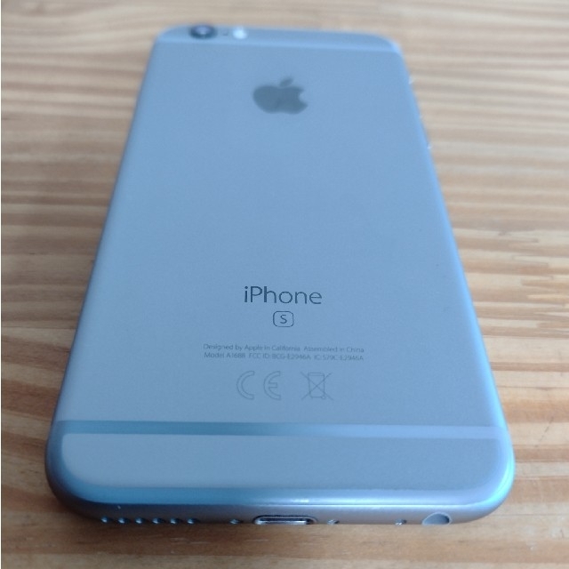 iPhone6s 32GBスペースグレイ指紋認証 2