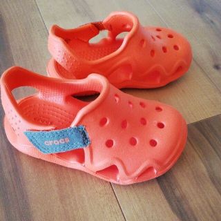 クロックス(crocs)のクロックス　キッズ　6(サンダル)