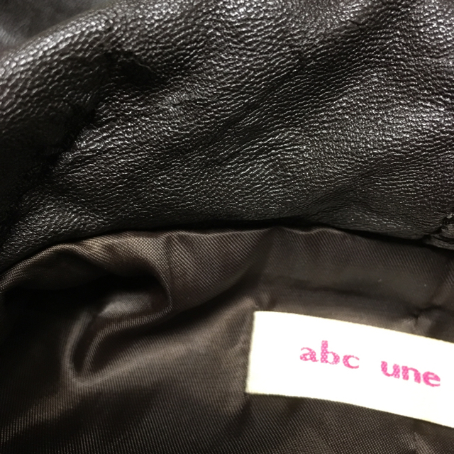abc une face(アーベーセーアンフェイス)の《#様専用12日まで取置き》ライダースジャケット（レディース） レディースのジャケット/アウター(ライダースジャケット)の商品写真