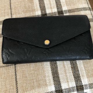 ルイヴィトン(LOUIS VUITTON)のルイヴィトン　長財布　黒　レディース(財布)