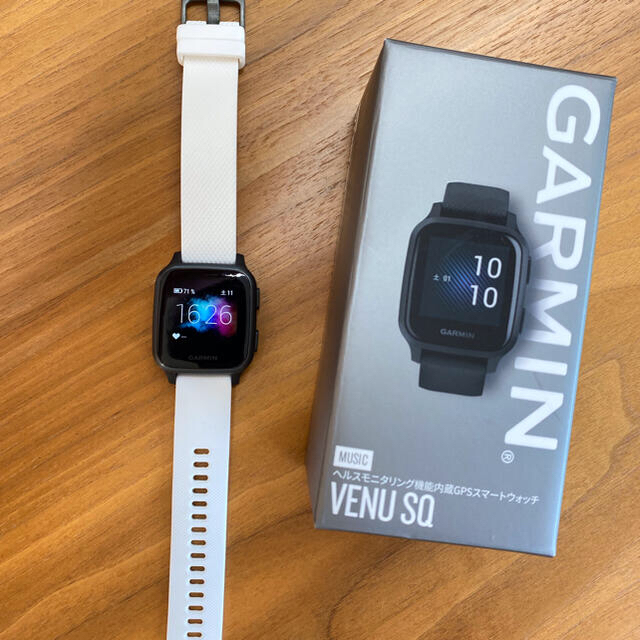 GARMIN venu sq music Black ガーミン防水無線通信機能