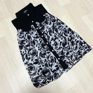 アベイル(Avail)のシフォン＊花柄TOPS＊美品(シャツ/ブラウス(半袖/袖なし))