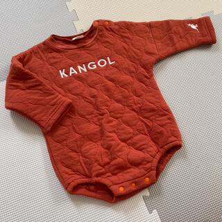 カンゴール(KANGOL)のカンゴール　長袖　ロンパース　80(ロンパース)