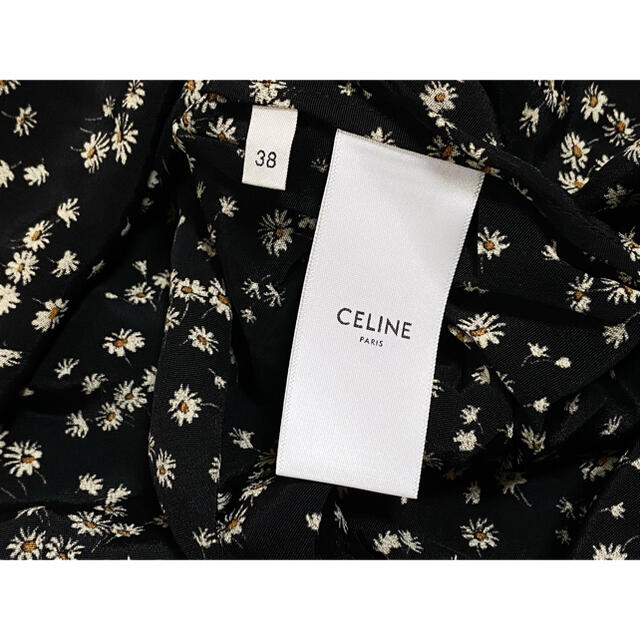 【人気】CELINE ワンピース ロング 38 黒 ドレス 結婚式 フィービー期