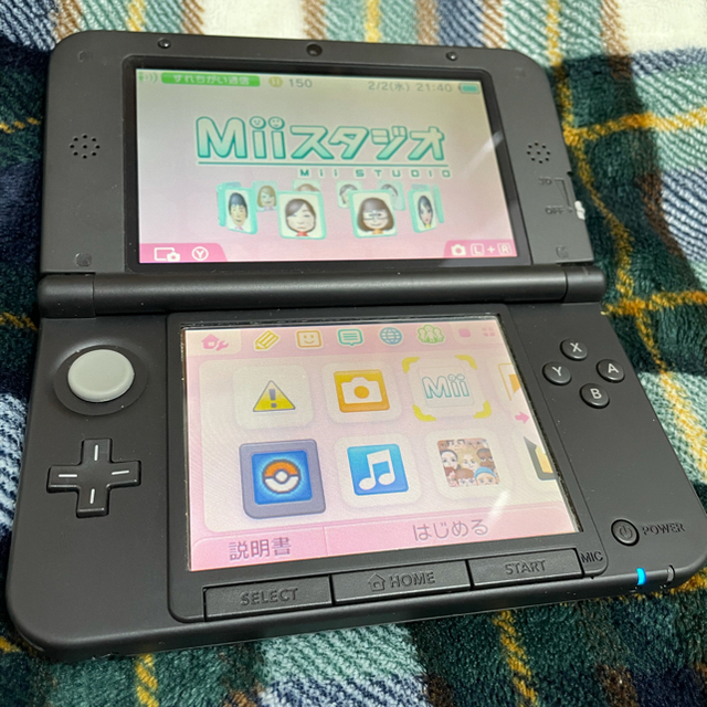 偽トロキャプチャー3DSLL ブルー×ブラック