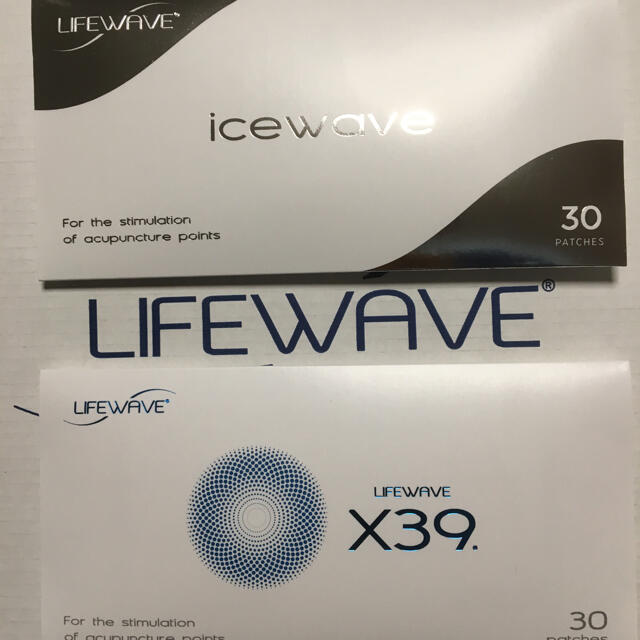 X39◆LIFE WAVE X39 x１個とアイスウェーブx１個合計２個