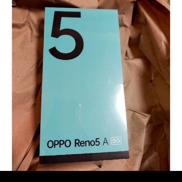 新品 OPPO Reno5 A アイスブルー 量販店版