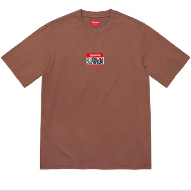 Supreme☆Gonz Nametag S/S Top 21FW ブラウン☆