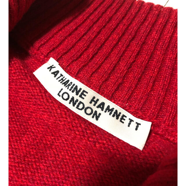 KATHARINE HAMNETT(キャサリンハムネット)の初期 KATHARINE HAMNETT アーカイブ ハーフジップ セーター メンズのトップス(ニット/セーター)の商品写真