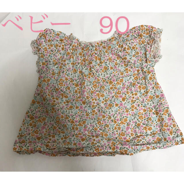 送料込 女の子 チュニック トップス 西松屋 100 新品 未使用 春 花柄