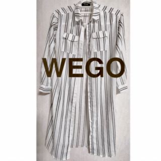 ウィゴー(WEGO)の【WEGO】シアーシフォン ロングガウンカーディガン🦓(カーディガン)