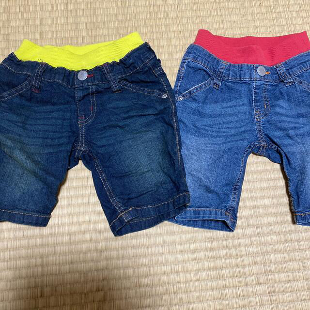 100サイズ 半ズボン3枚 キッズ/ベビー/マタニティのキッズ服男の子用(90cm~)(Tシャツ/カットソー)の商品写真