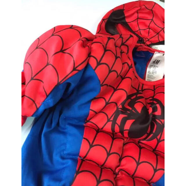 H&M(エイチアンドエム)のスパイダーマン　コスチューム　100 110 エンタメ/ホビーのコスプレ(衣装)の商品写真