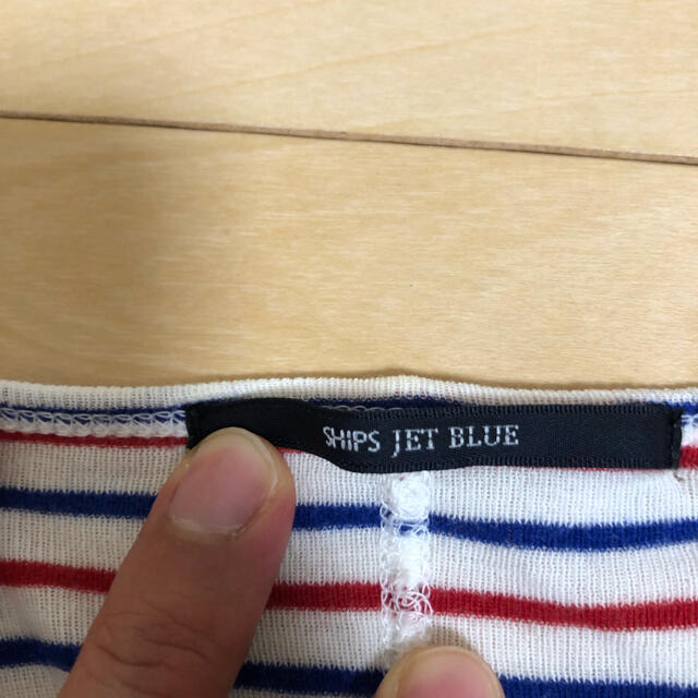 SHIPS JET BLUE(シップスジェットブルー)のシップス　ボーダーロンT メンズのトップス(Tシャツ/カットソー(七分/長袖))の商品写真